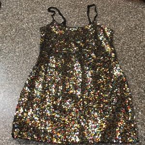 Like new free people sequin mini dress final!
